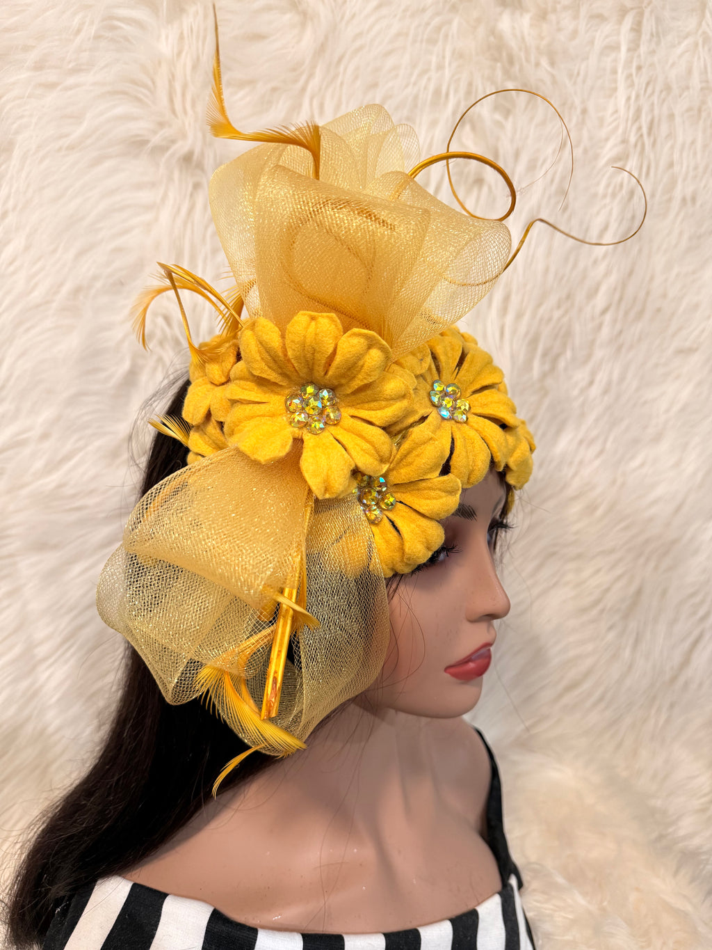 Yellow Petal Hat