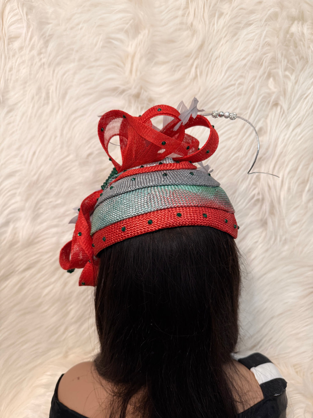 Multi-Colored Layered Hat