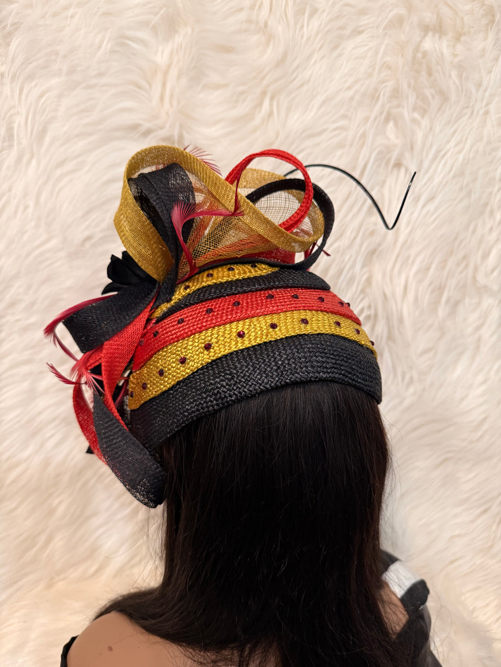 Multi-Colored Layered Hat