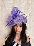 Lavender Felt Petal Hat (1/2 Hat)