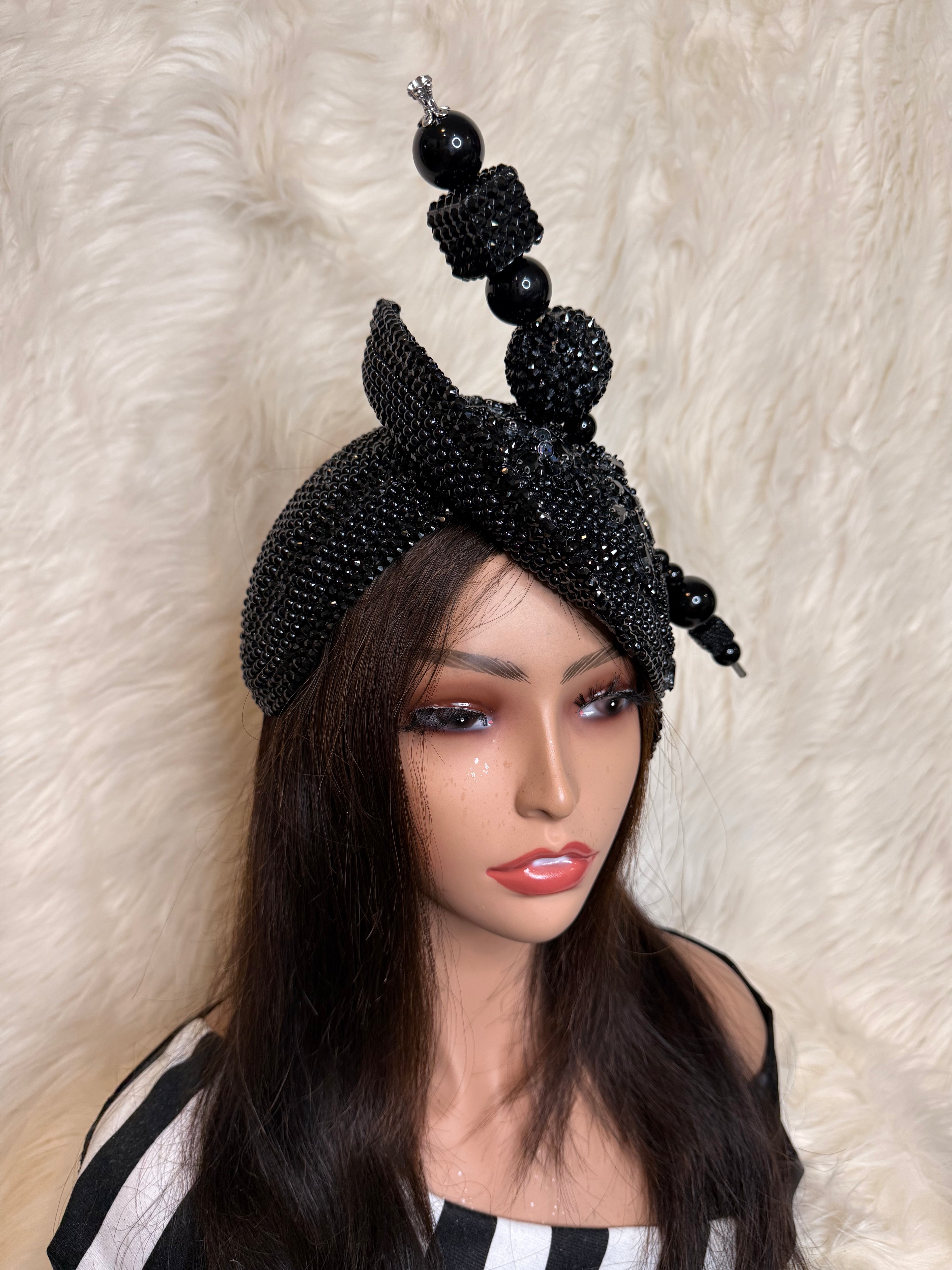 Black Crystal  Hat