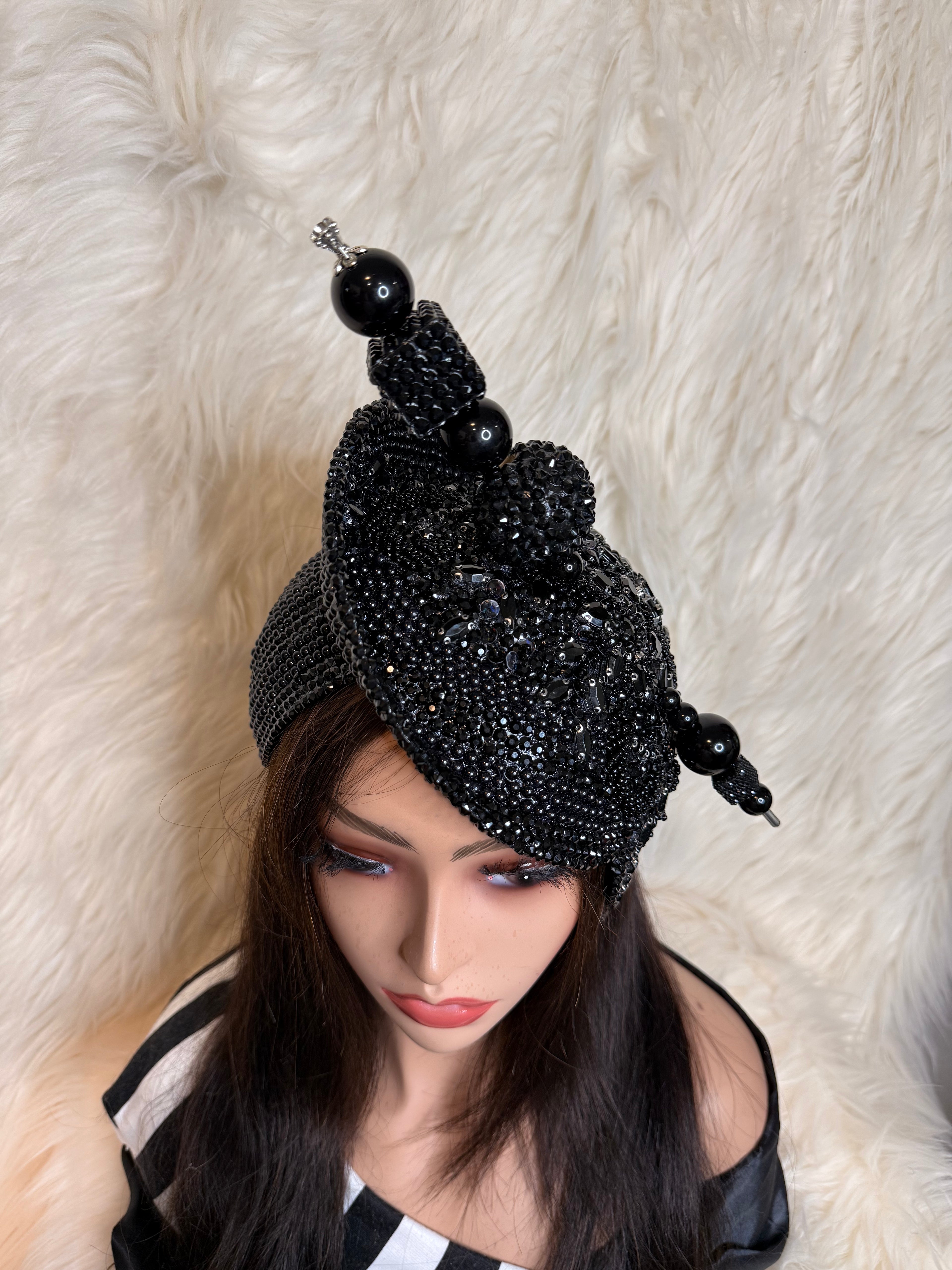 Black Crystal  Hat