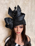 Black Crystal Hat (3/4 Hat)
