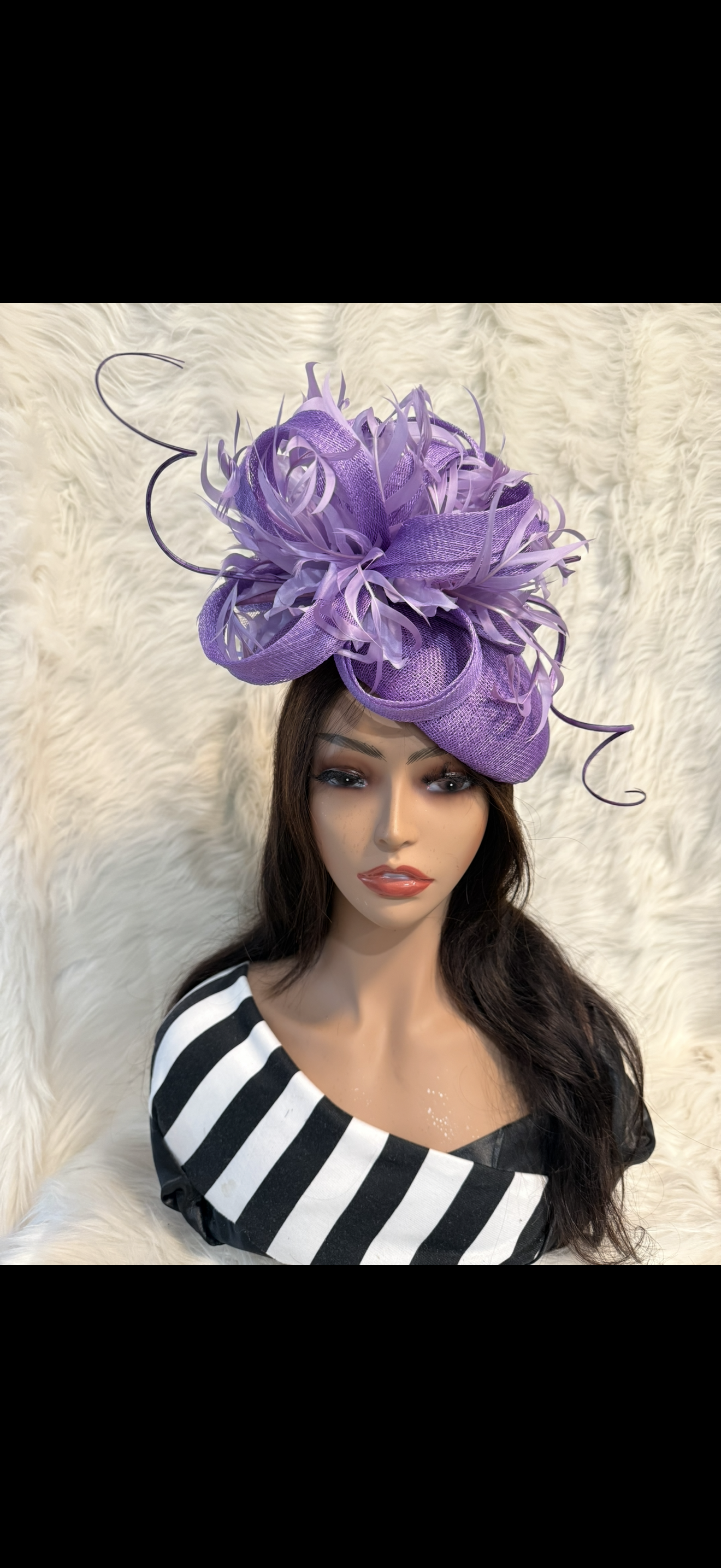 Lavender Fascinator