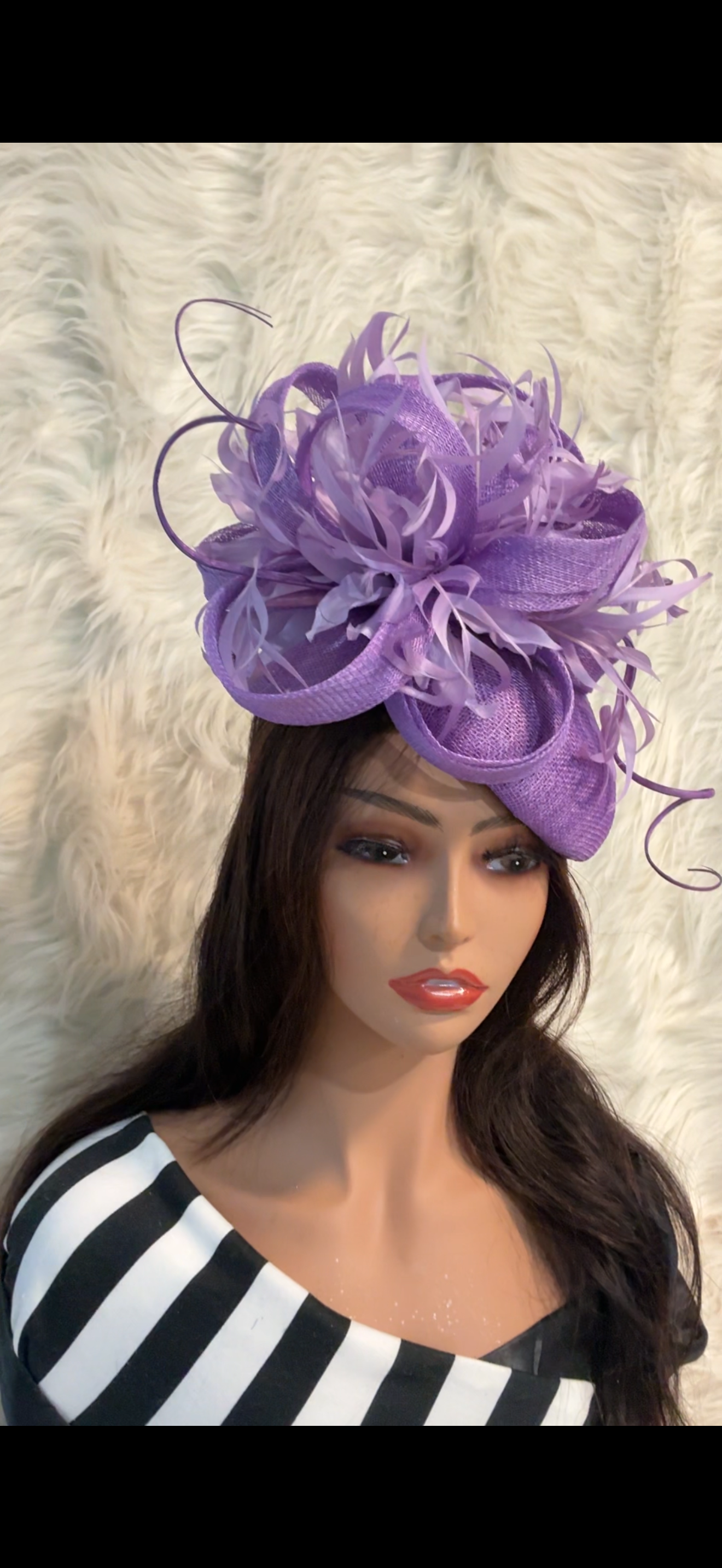 Lavender Fascinator