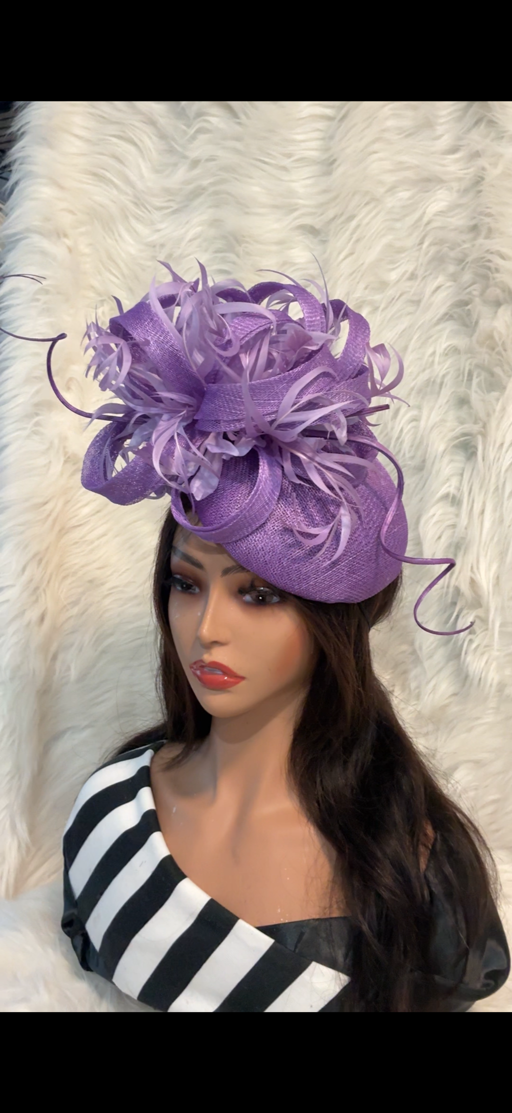Lavender Fascinator