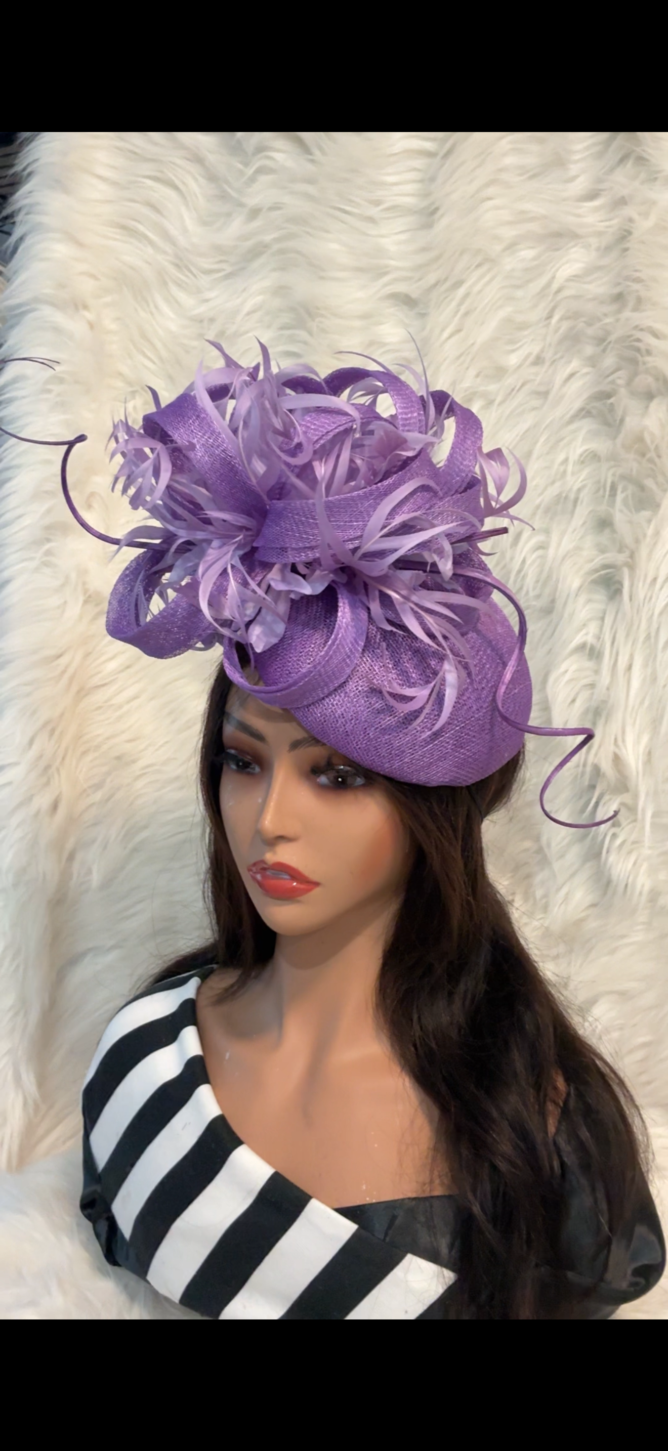 Lavender Fascinator