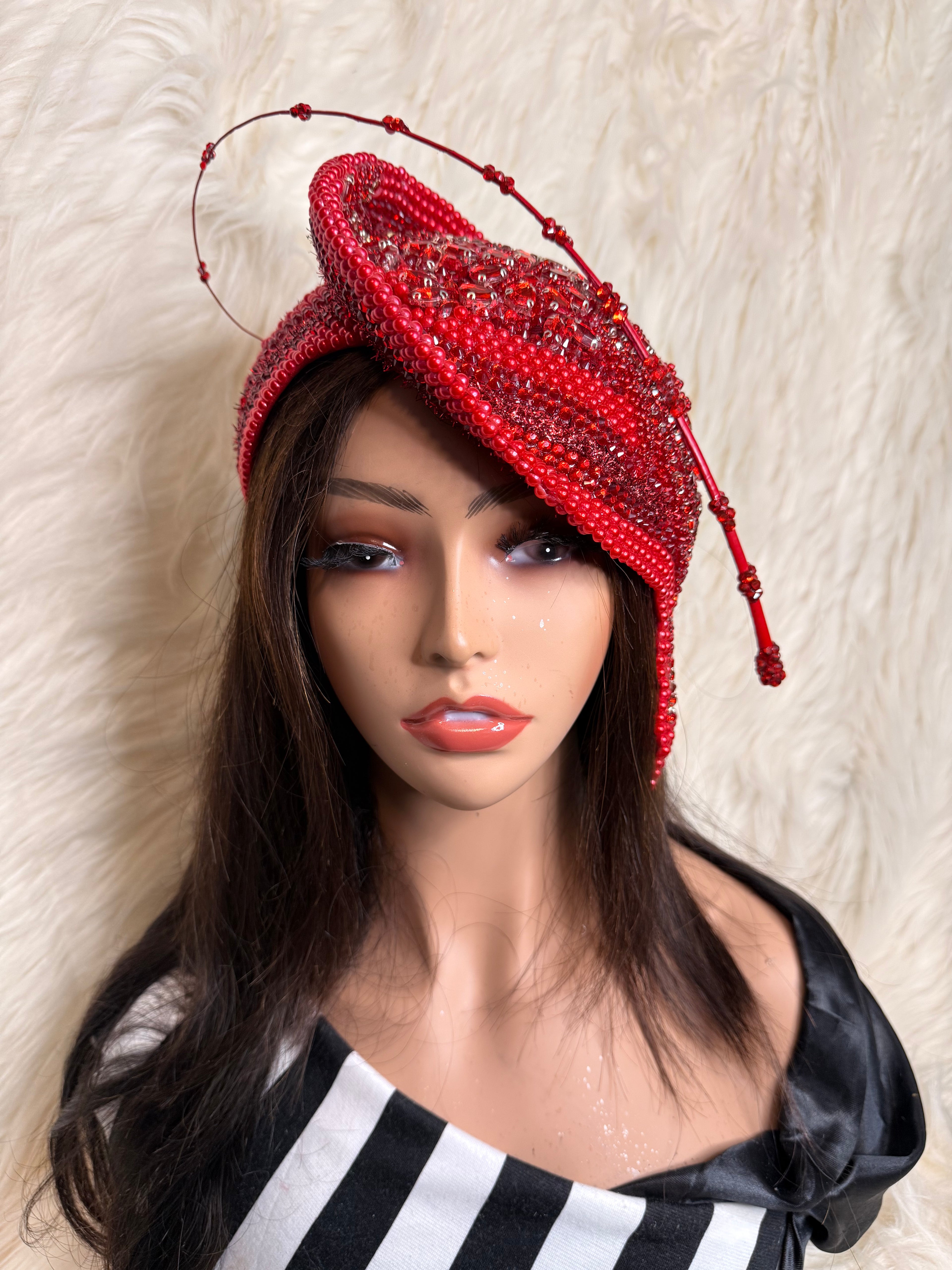 Red Crystal Hat