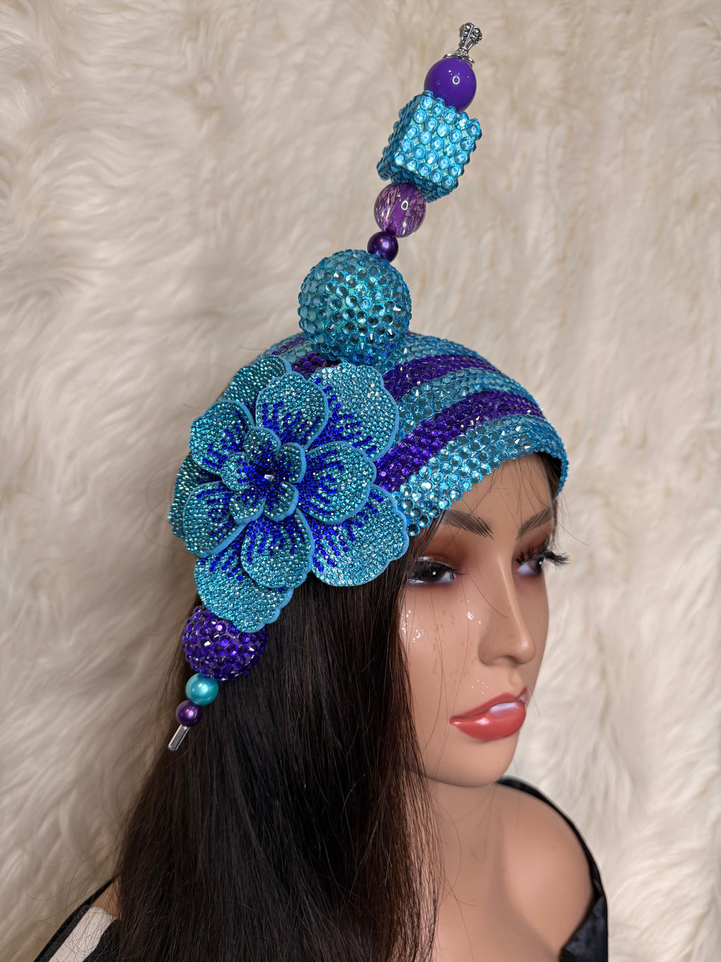 Aqua and Purple