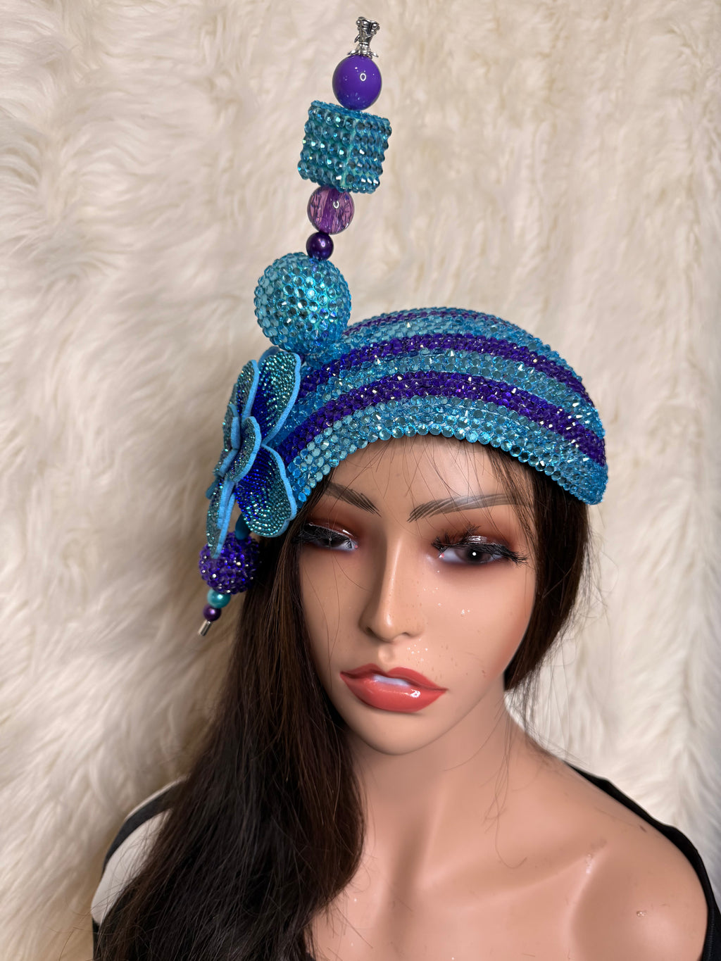 Aqua and Purple